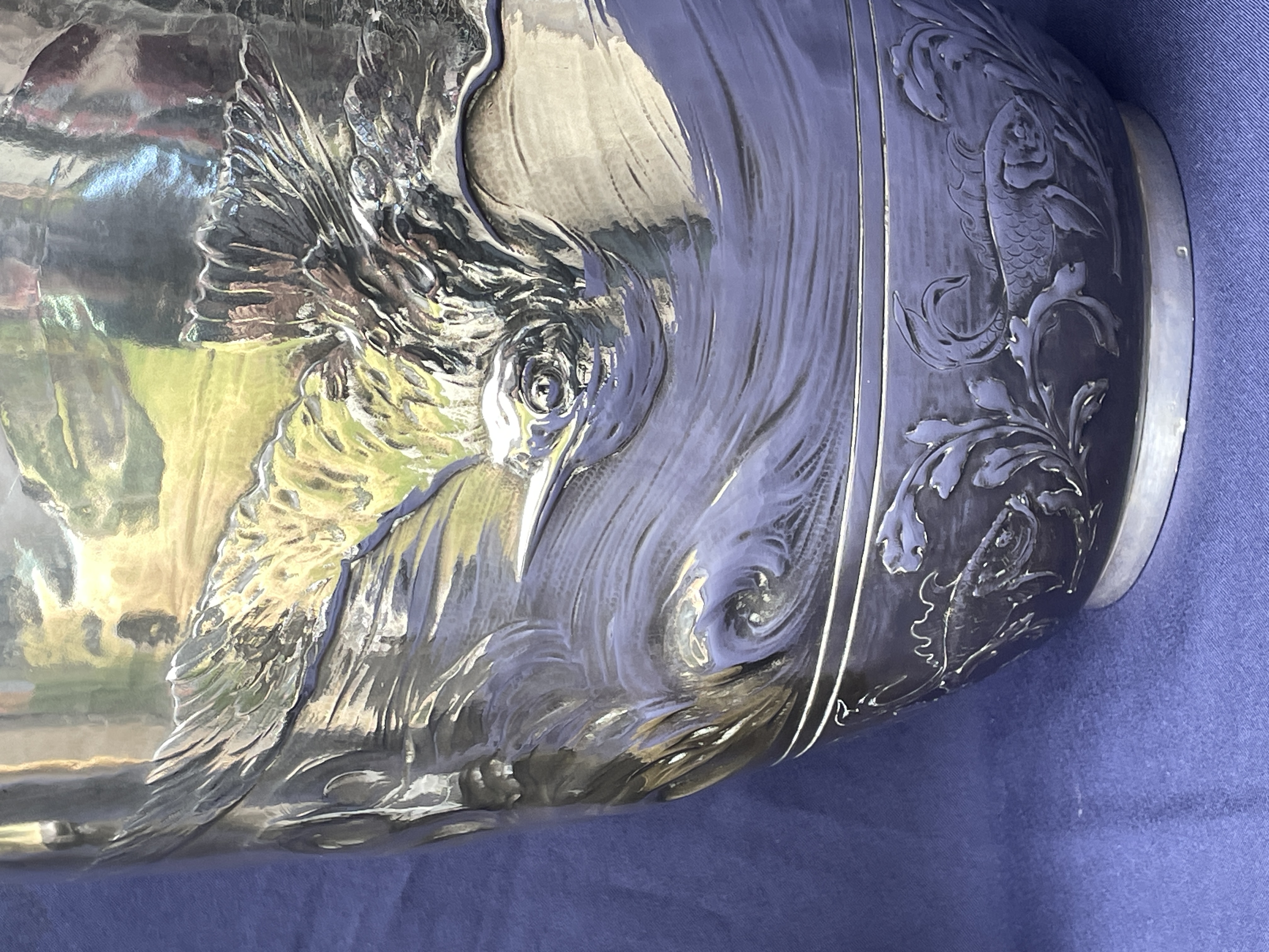 Monumental French Art Nouveau Sterling s