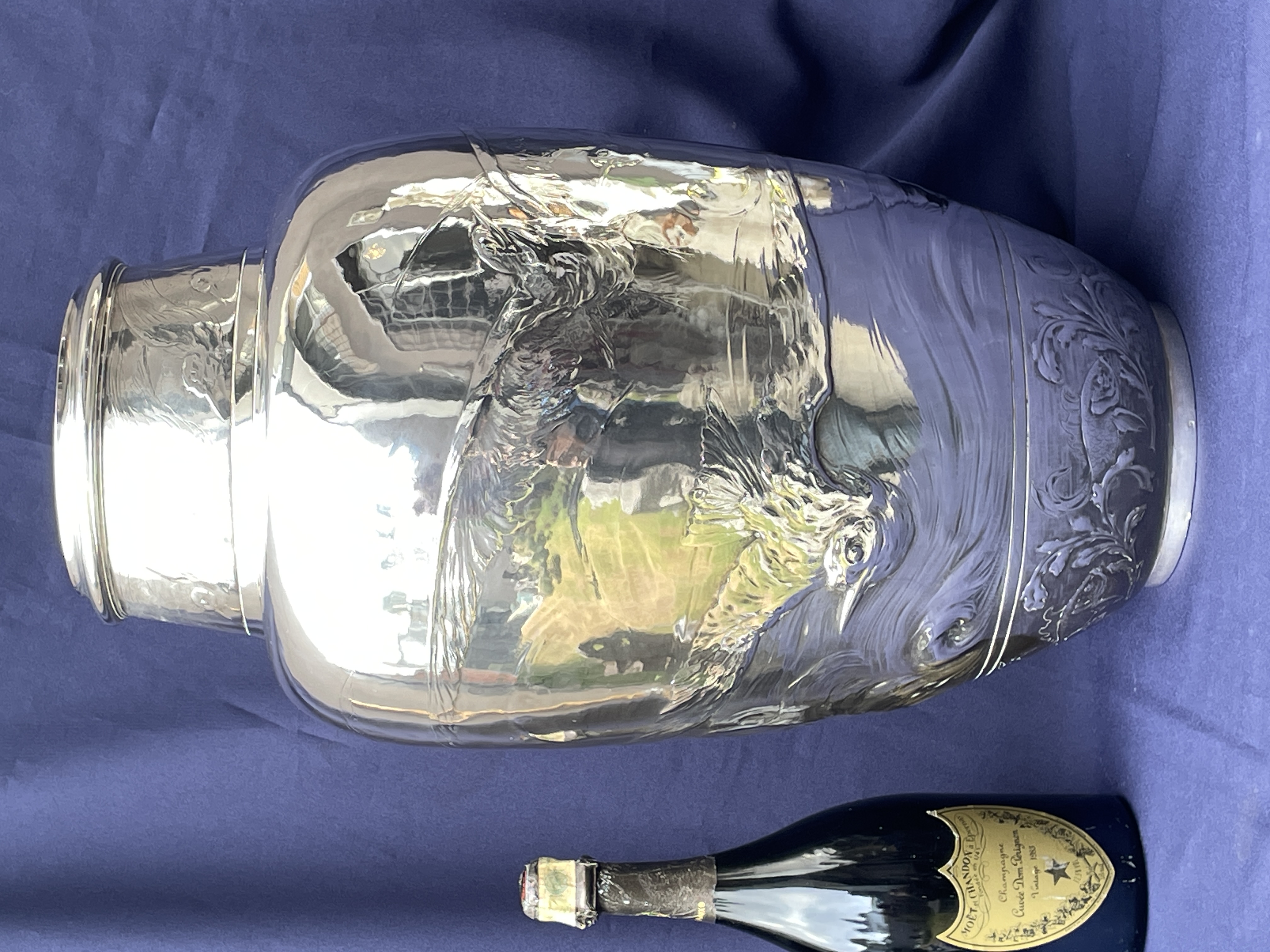 Monumental French Art Nouveau Sterling s