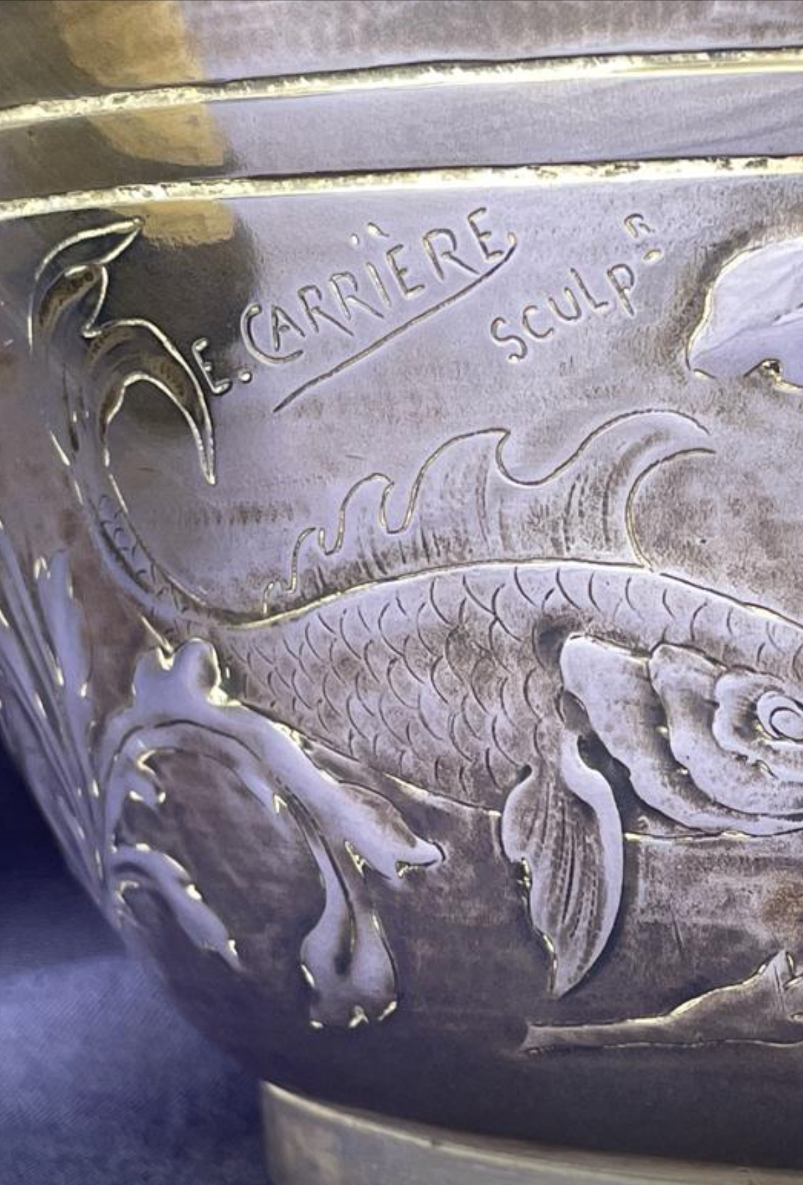 Monumental French Art Nouveau Sterling s