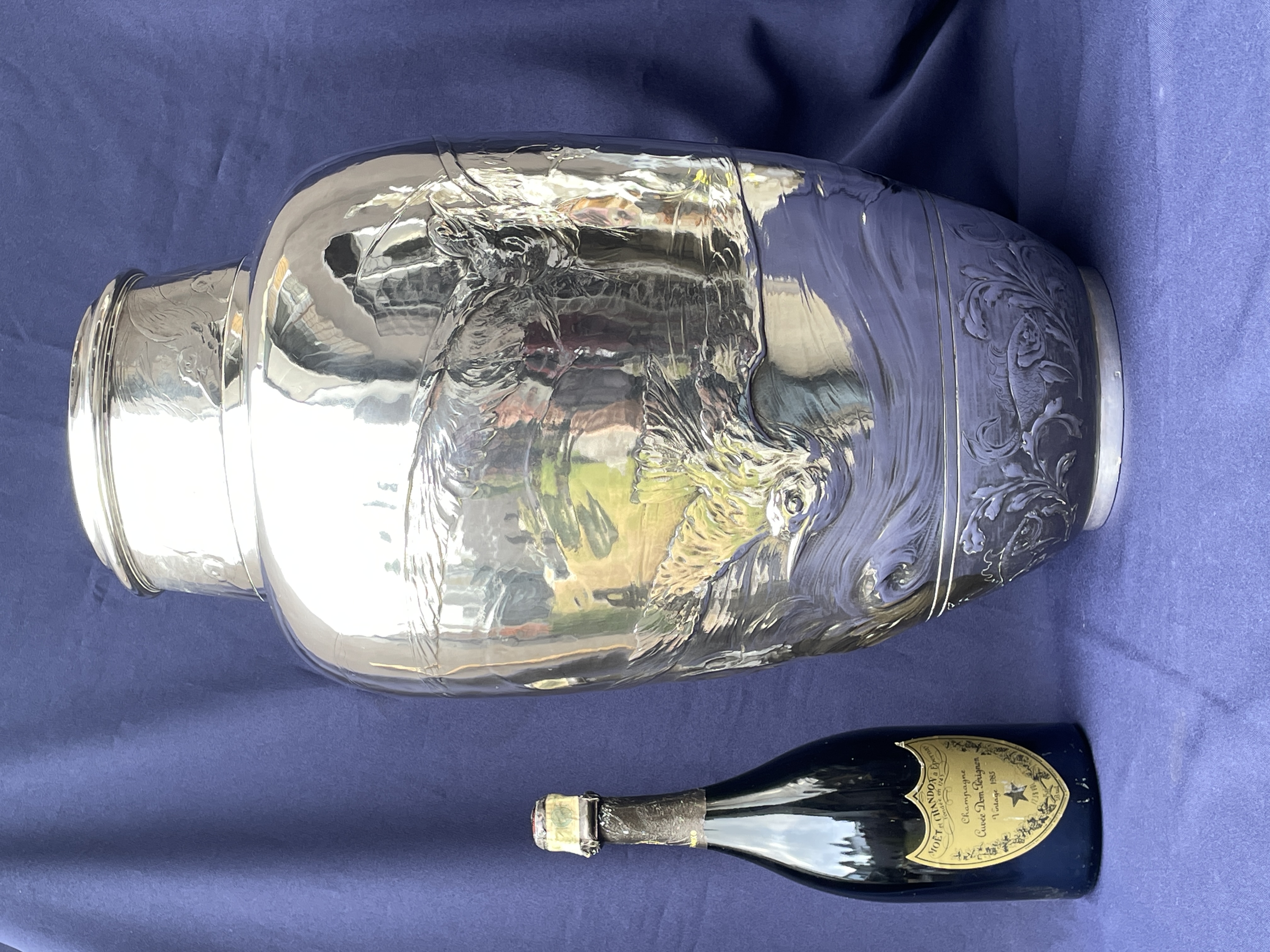 Monumental French Art Nouveau Sterling s